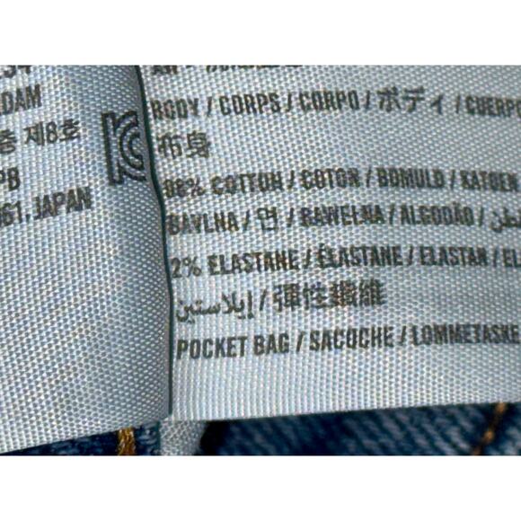 Abercrombie & Fitch Curve Love Mom Short High Rise Blue Jean Shorts Womens 30 10 - Picture 4 of 6